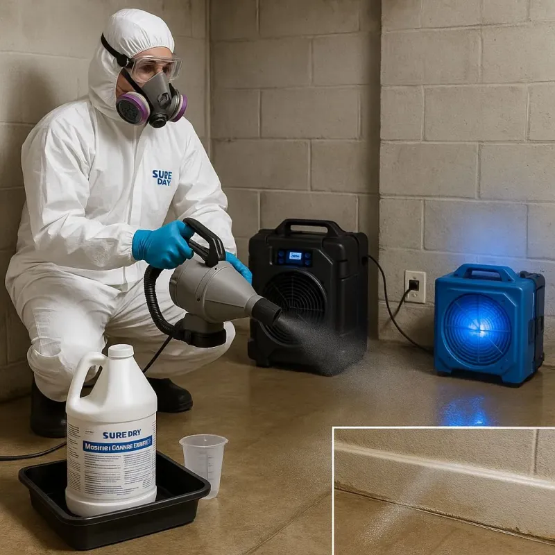Sanitization and Odor Removal process in Clarke County, VA